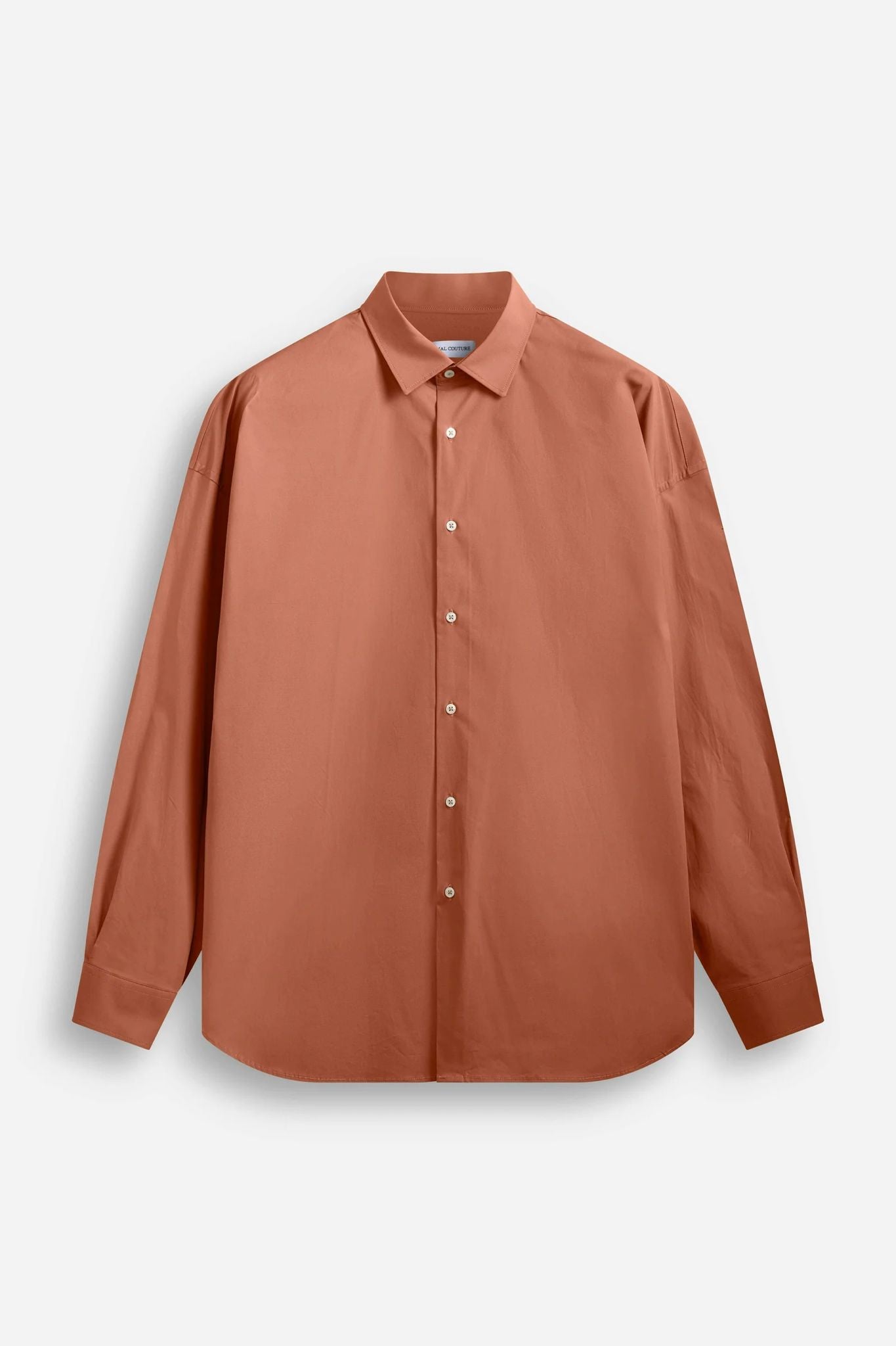 Overshirt colorata e pantalone Minimal Couture