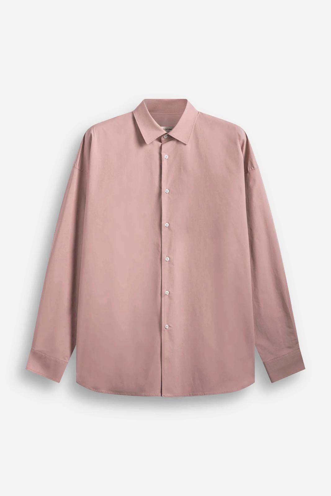 Overshirt colorata e pantalone Minimal Couture