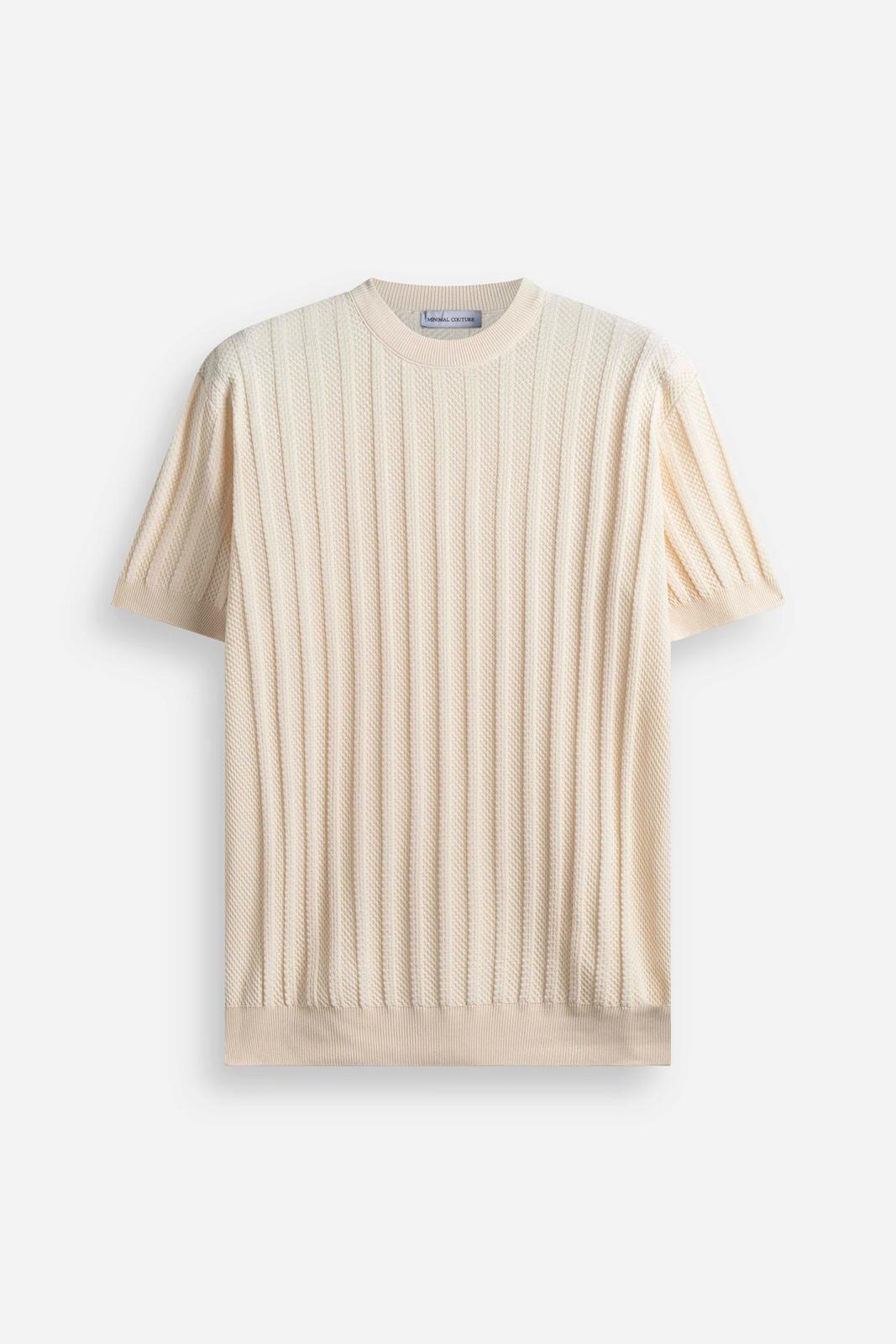 T-Shirt Minimal Couture Beige