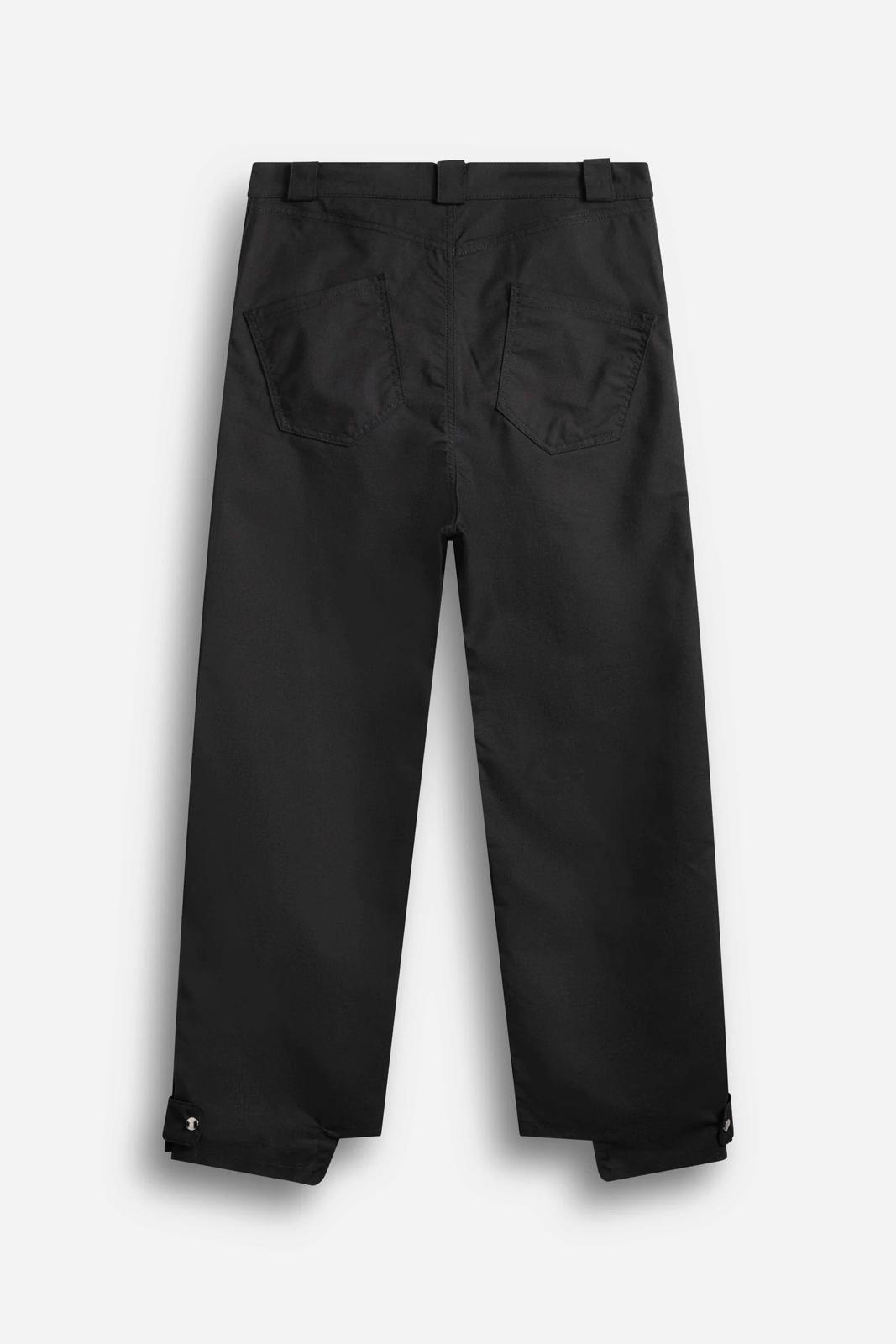 Pantalone con zip Black