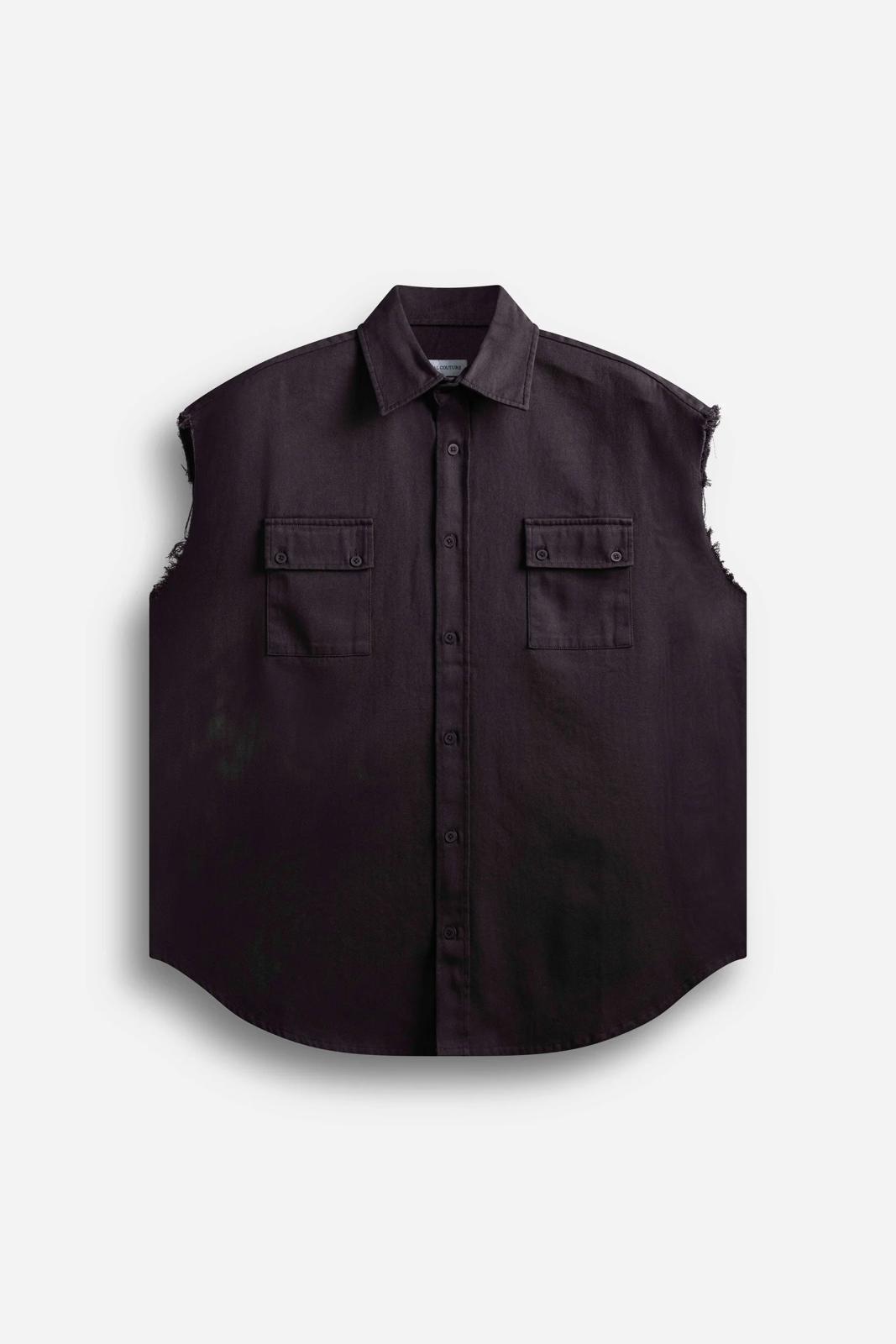 Camicia smanicata Black