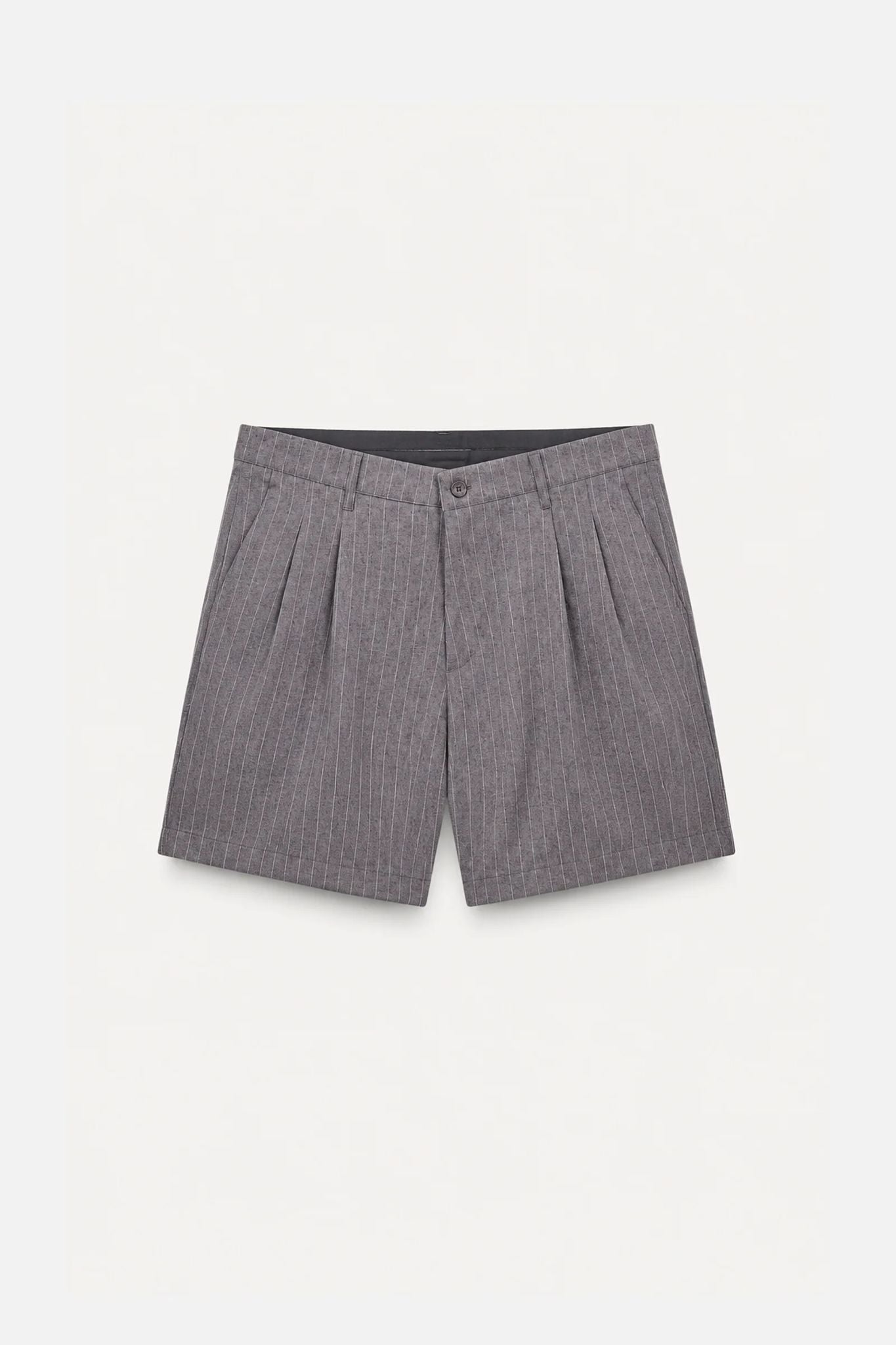 Bermuda “Pinstripe Tailored” – Grey