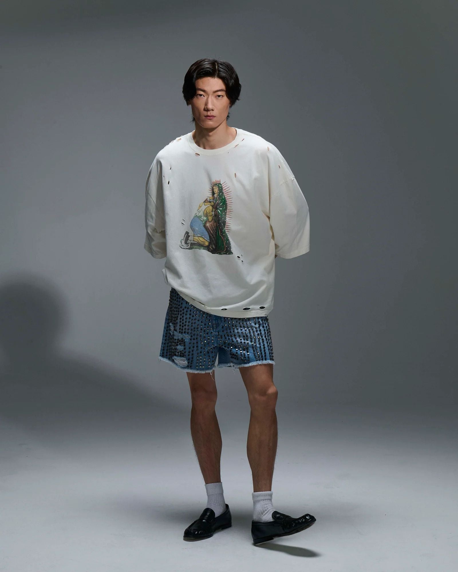 T-shirt stampata White