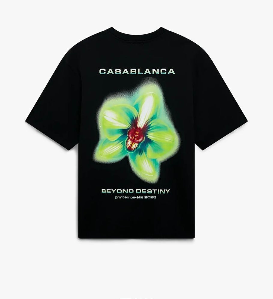 T-SHIRT CASABLANCA GLITCH ORCHID