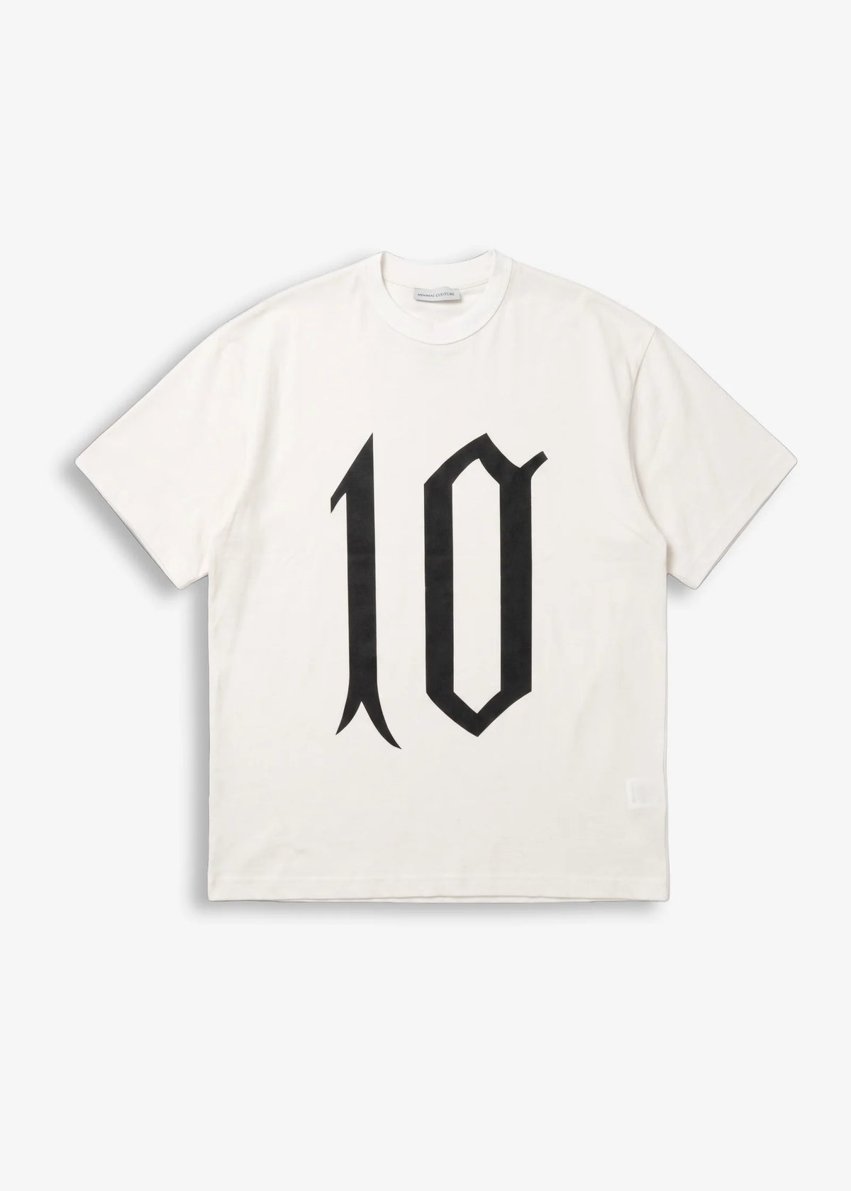 T-SHIRT MINIMAL 10 WHITE