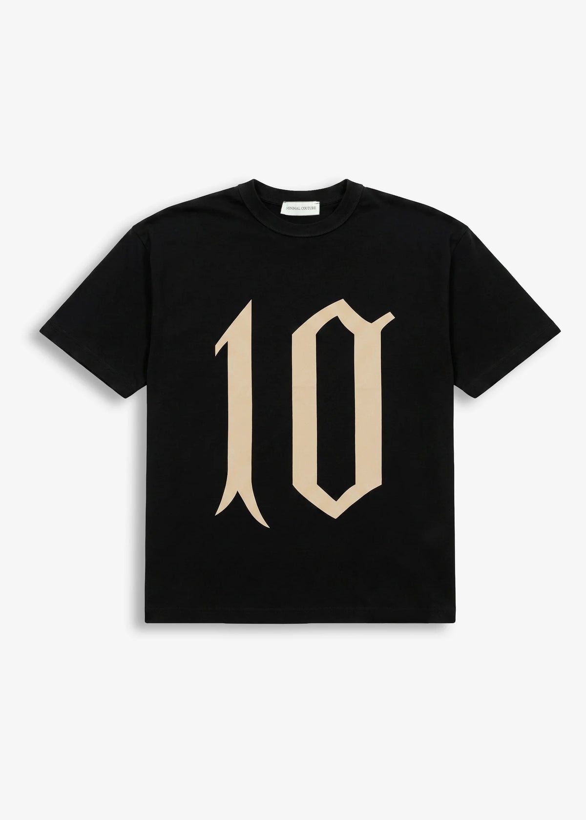 T-SHIRT MINIMAL 10 BLACK