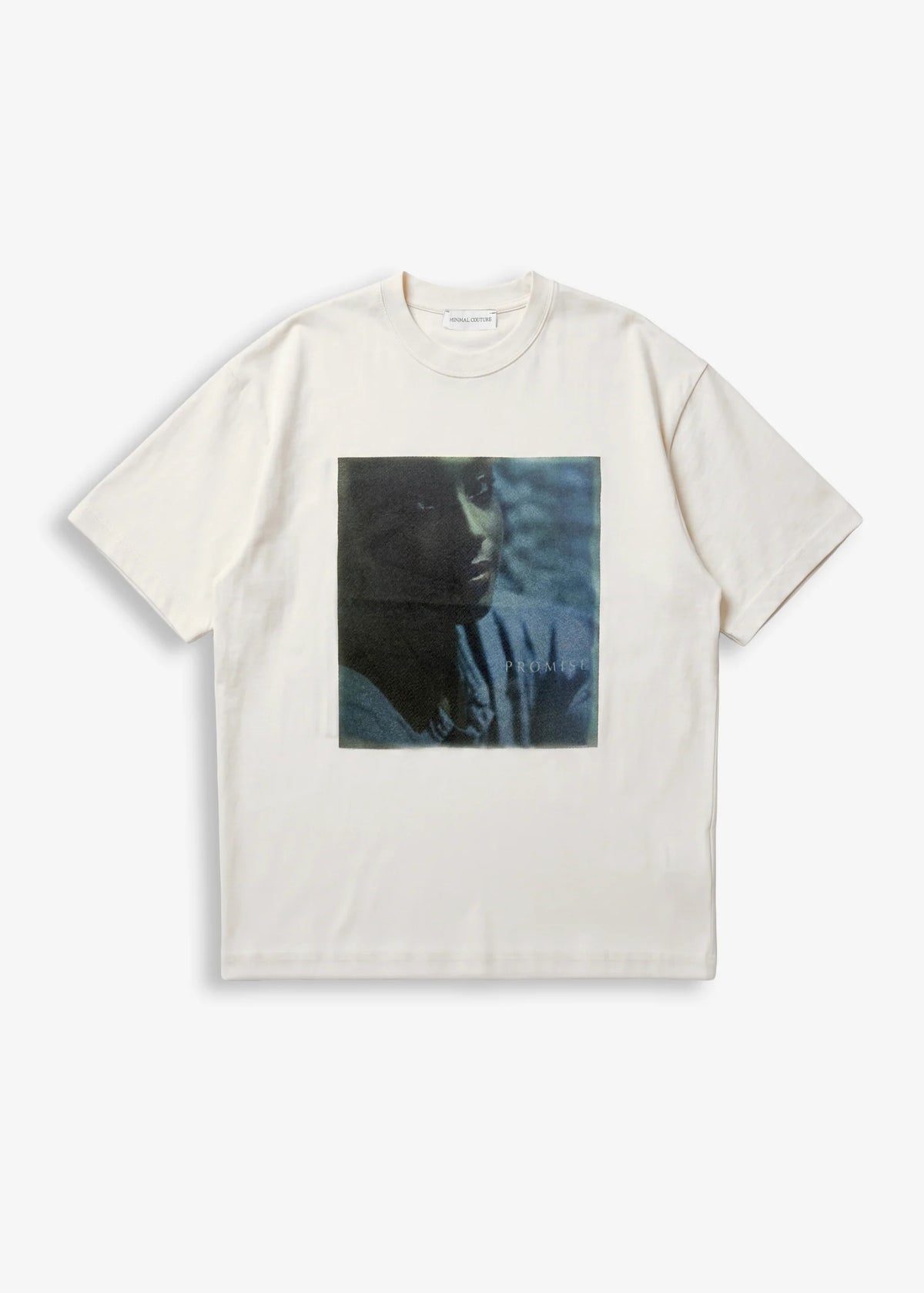 T-SHIRT MINIMAL FACE WHITE