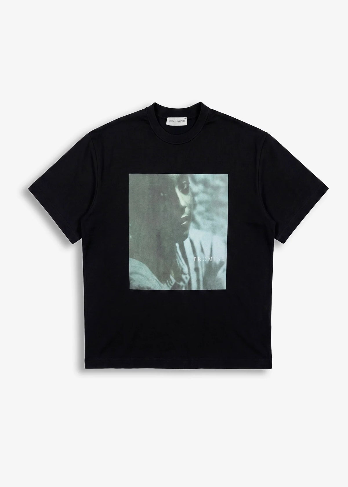 T-SHIRT MINIMAL FACE BLACK