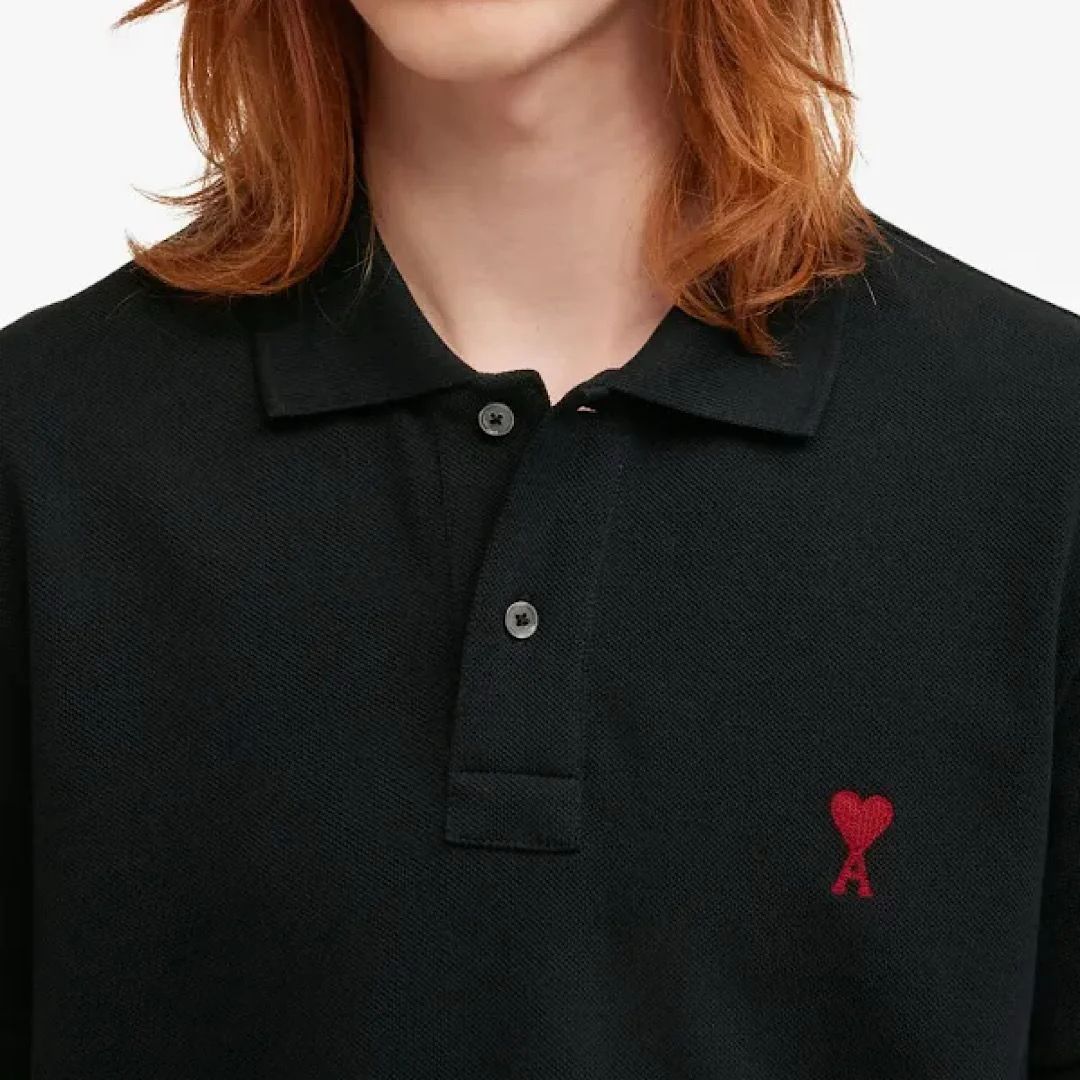 Polo Ami Paris Nera