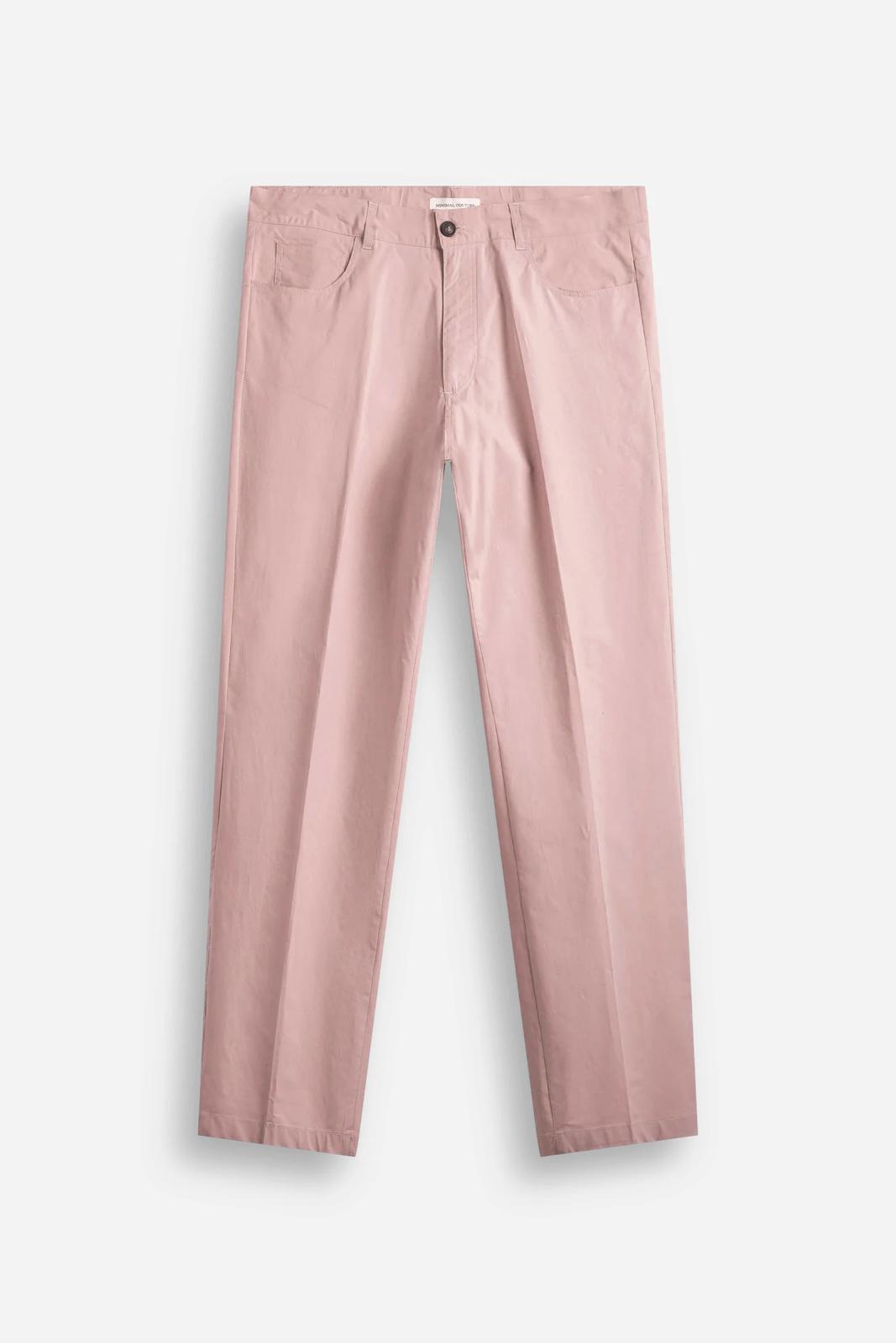 Overshirt colorata e pantalone Minimal Couture