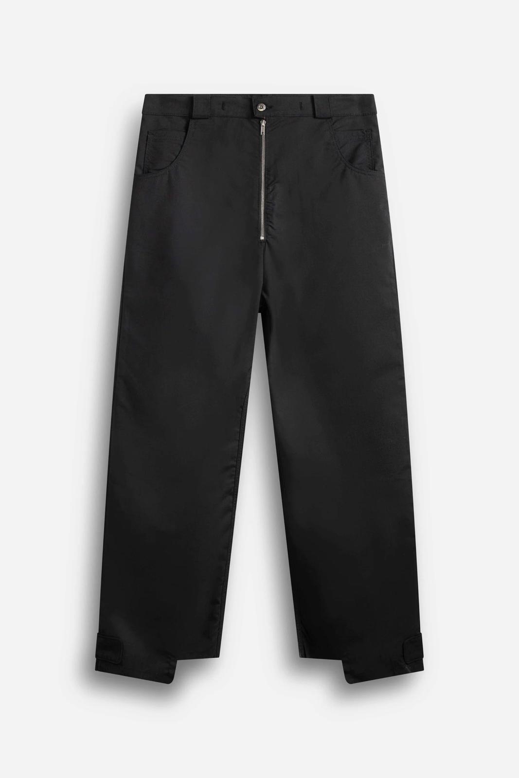 Pantalone con zip Black
