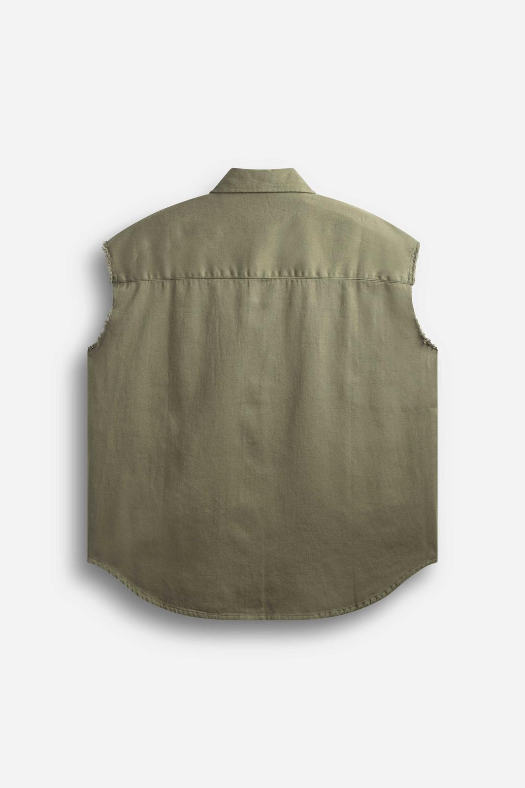 Camicia smanicata Green