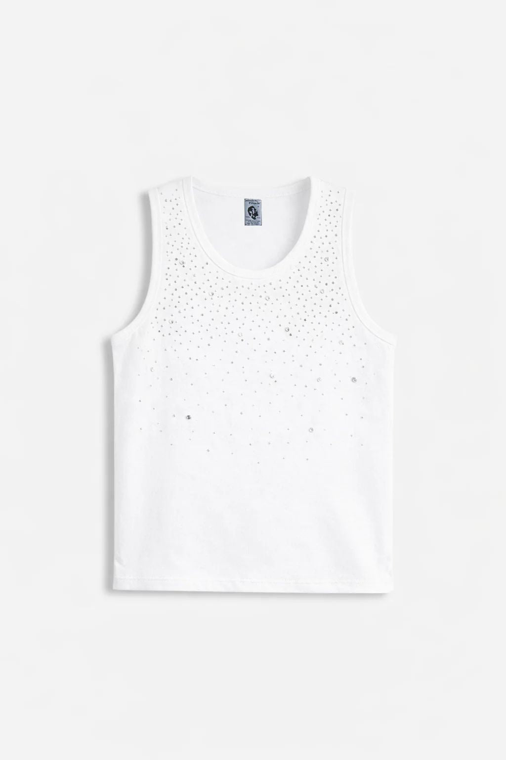 Crystal Tank Top Bianco
