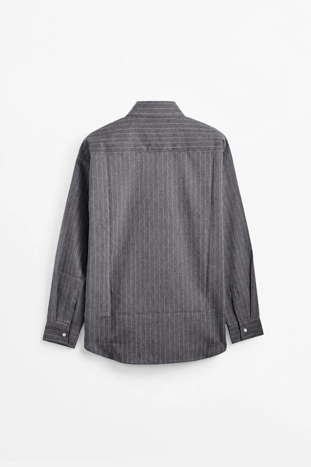 Camicia “Grey Pinstripe” – Grey