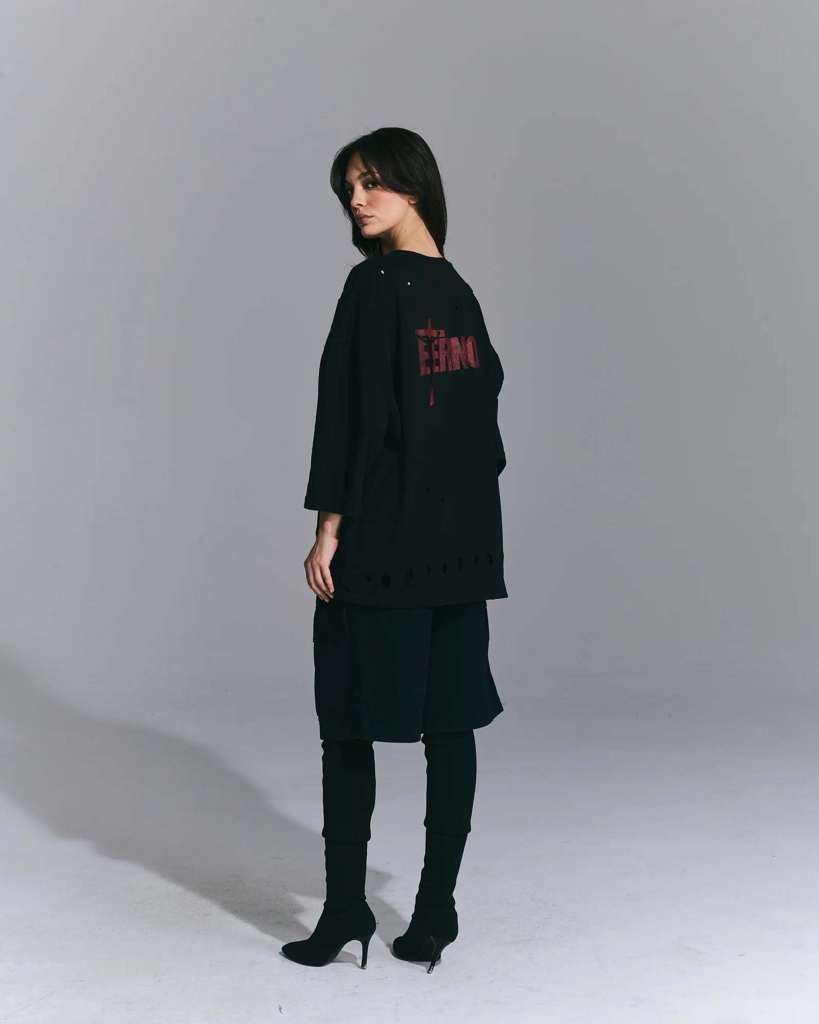 T-Shirt Oversize “Eterno” Black
